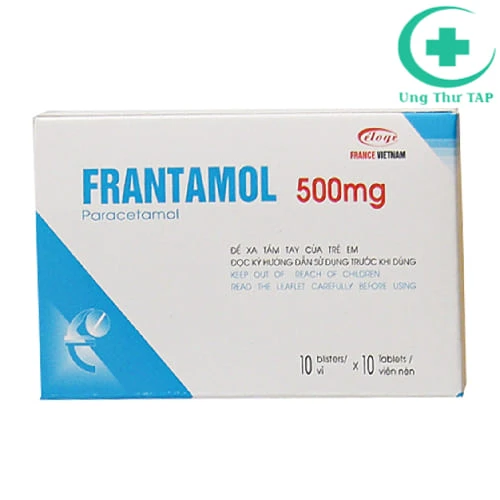 Frantamol 500mg - Thuốc điều trị đau, hạ sốt hiệu quả