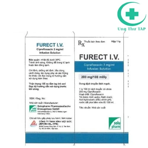 Furect I.V 400mg/200ml - Thuốc trị viêm nhiễm khuẩn của Đức