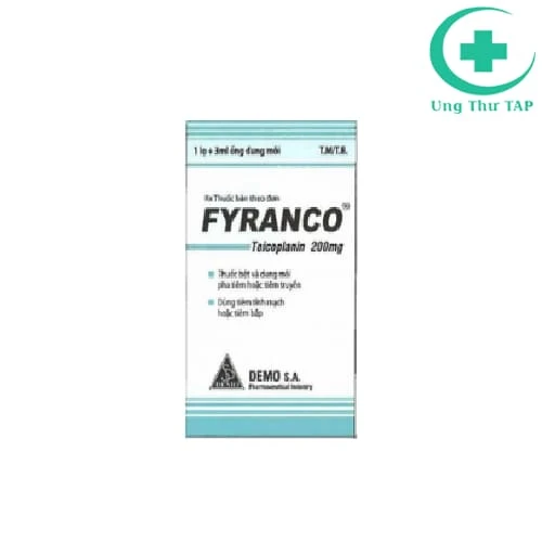 Fyranco 200 - Thuốc điều trị nhiễm khuẩn Gram dương
