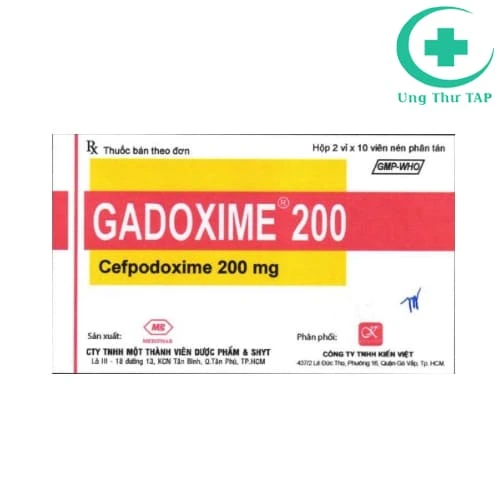 Gadoxime 200 - Thuôc điều trị viêm, nhiễm khuẩn hiệu quả