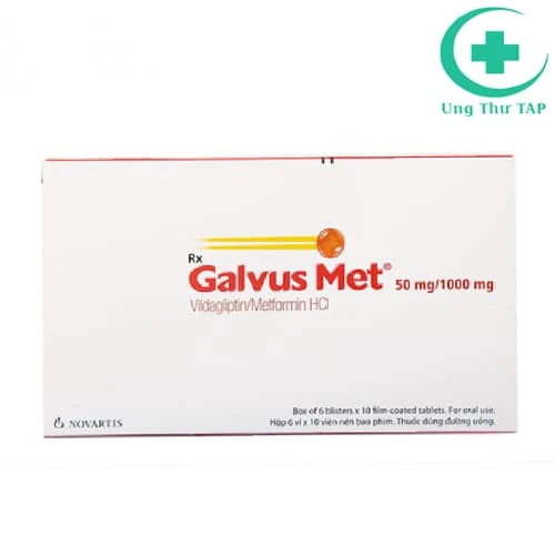 Galvus Met 50mg/1000mg - Thuốc làm giảm nồng độ glucose trong máu