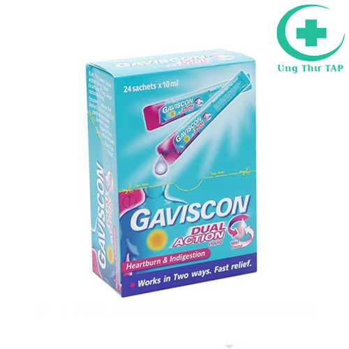 Gaviscon Dual Action - Điều trị trào ngược dạ dày, thực quản