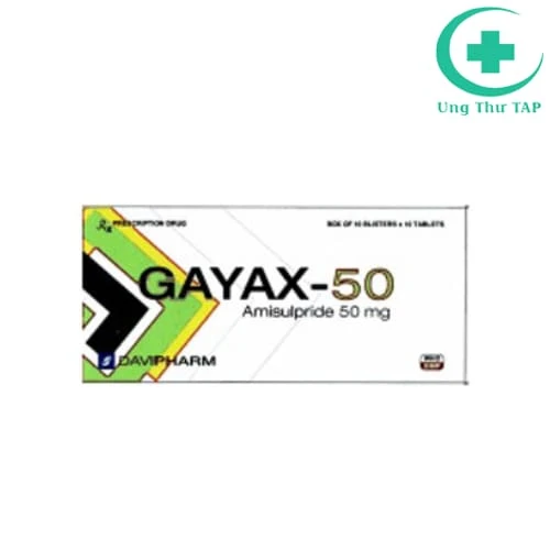 Gayax 50 Davipharm - Thuốc điều trị rối loạn tâm thần hiệu qủa