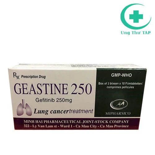 Geastine 250 - Thuốc điều trị ung thư phổi hiệu quả của Minh Hải