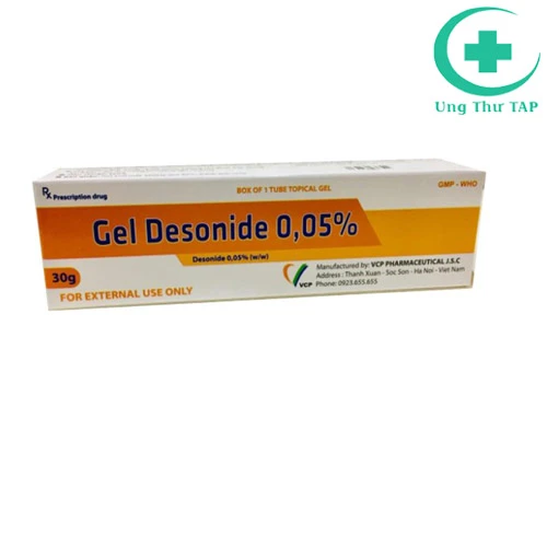 Gel Desonide 0,05% - Trị viêm da cơ địa thể nhẹ đến trung bình