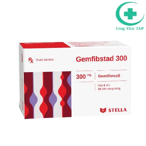 Gemfibstad 300 - Thuốc điều trị tăng lipoprotein huyết hiệu quả