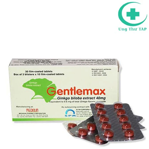 Gentlemax 40mg - Sản phẩm hỗ trợ điều trị rối loạn tuần hoàn não