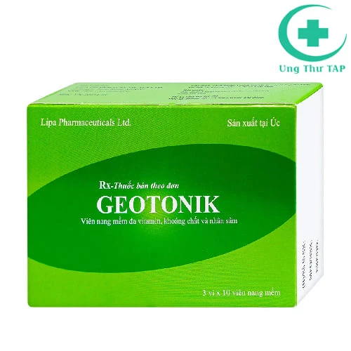 Geotonik Lipa Pharma - Bổ sung vitamin và khoáng chất cho cơ thể