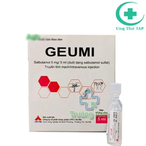 Geumi 5mg/ml - Thuốc điều trị hen, co thắt phế quản hiệu quả