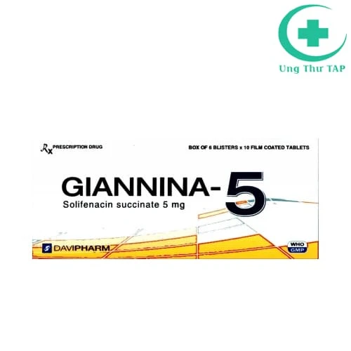 Giannina-5 Davipharm - Thuốc điều trị tiêu gấp, tiểu không tự chủ