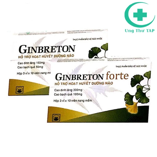 Ginbreton Forte Pymepharco - Hỗ trợ tăng cường tuần hoàn não