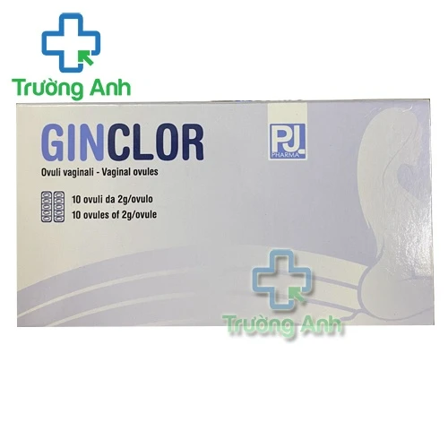 Ginclor - Viên đặt âm đạo giúp giảm ngứa, ngăn ngừa vi khuẩn, nấm