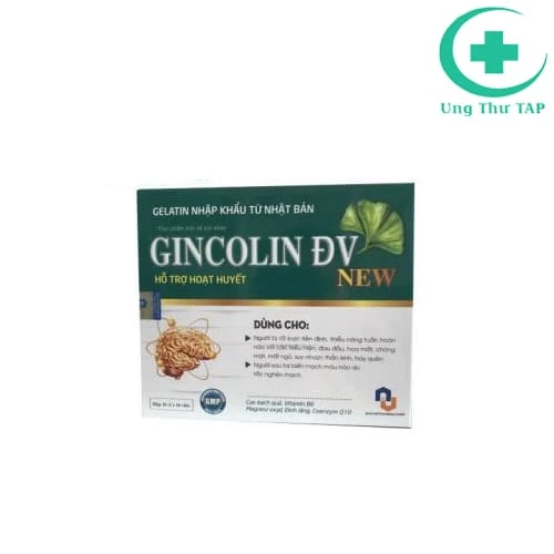 Gincolin ĐV New - Hỗ trợ hoạt huyết, tăng cường tuần hoàn não
