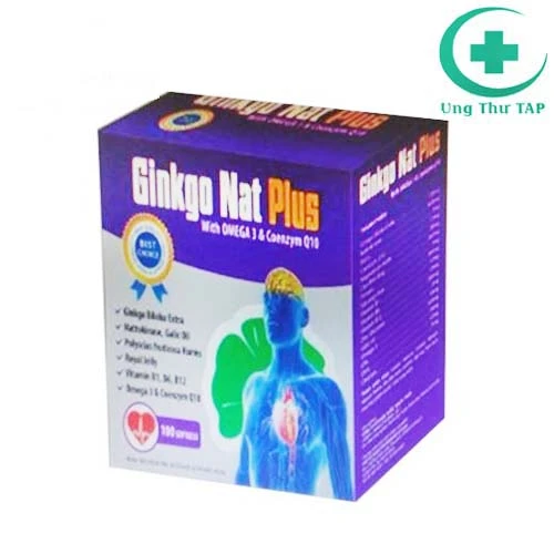 Ginkgo Nat Plus - Hỗ trợ điều trị và ngừa tai biến mạch máu não