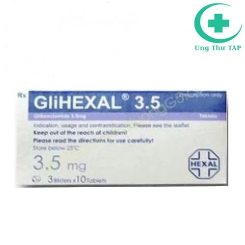 GliHexal Tab.3.5mg - Thuốc điều trị đái tháo đường hiệu quả