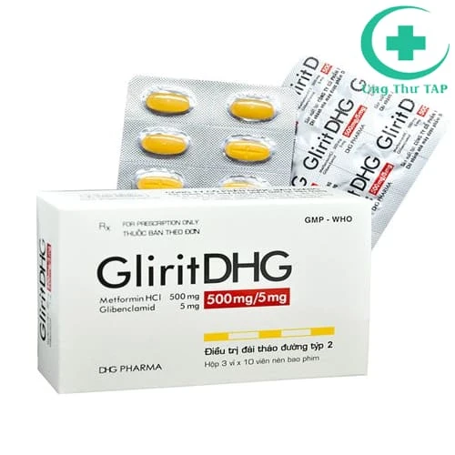 Glimel 5mg Merck - Thuốc điều trị đái tháo đường type 2 hiệu quả