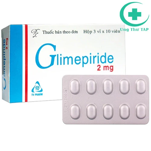 Glimepiride 2mg TV.Pharm - Thuốc điều trị đái tháo đường type II 