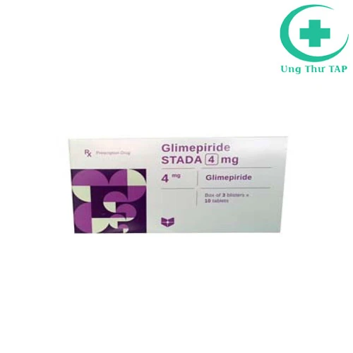 Glimepiride Stada 4mg - điều trị đái tháo đường type II