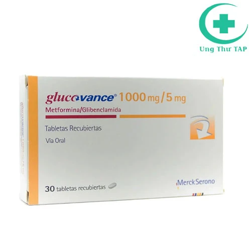 Glucovance 1000mg/5mg - Thuốc điều trị đái tháo đường tuýp II 