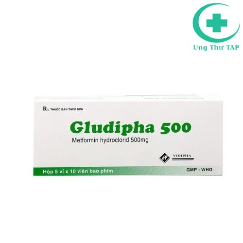 Gludipha 500 - Thuốc điều trị đái tháo đường tuýp II của Vidipha 