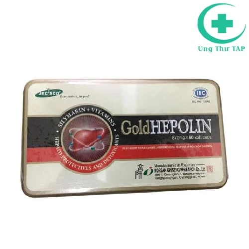 Gold Hepolin Ginseng - hỗ trợ điều trị các bệnh về gan hiệu quả