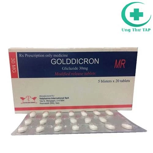 Golddicron 30 - Thuốc dùng trong việc điều trị đái tháo đường