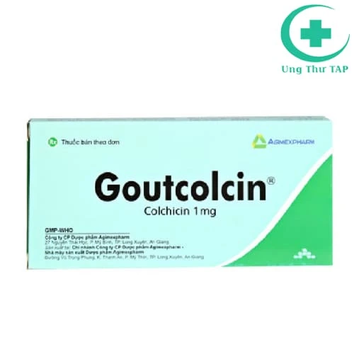 Goutcolcin 0,6 Agimexpharm - Thuốc trị bệnh gout hiệu quả