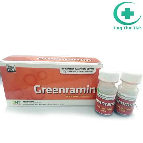 Greenramin 800 Hataphar - Thuốc điều trị thiếu máu do thiếu sắt