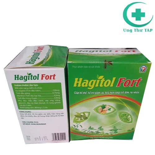 Hagitol fort - Giúp trị các chứng ho, đau họng, sổ mũi, cảm cúm