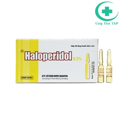 Haloperidol 0,5% Danapha (Dung dịch tiêm) - Thuốc cải thiện lo âu