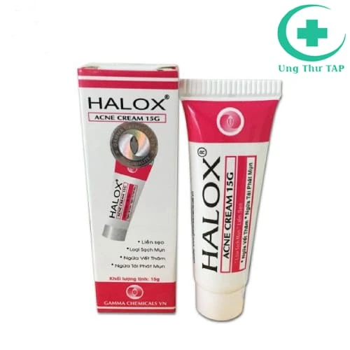 Halox cre. 15g Gamma - Kem điều trị và phòng ngừa mụn trứng cá