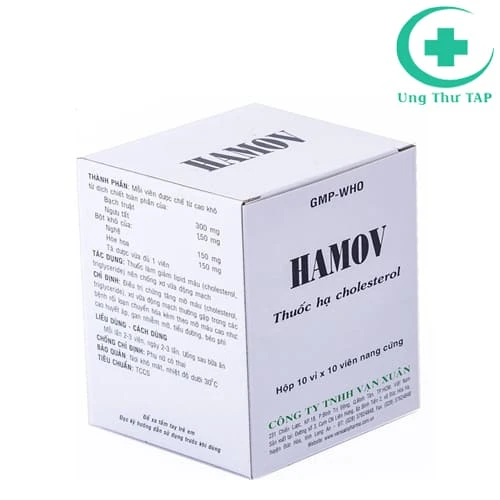 Hamov - Hỗ trợ điều trị tăng mỡ máu