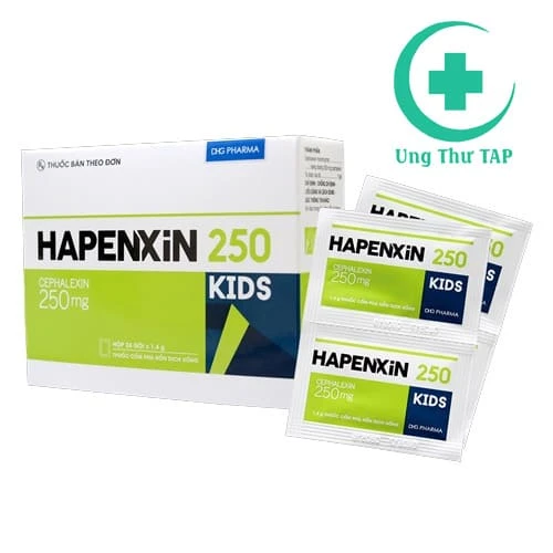 Hapenxin 250 Kids - Thuốc điều trị nhiễm khuẩn đường hô hấp
