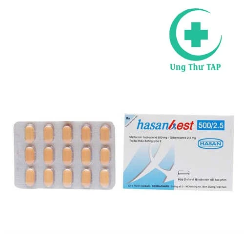 Hasanbest 500/2.5 - Thuốc điều trị đái tháo đường type 2