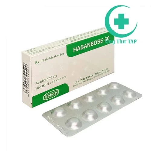 Hasanbose 50 - Thuốc điều trị đái tháo đường type 2