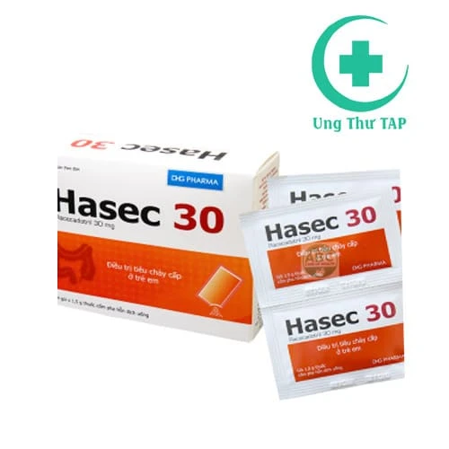 Hasec 30 - Thuốc điều trị triệu chứng của tiêu chảy cấp