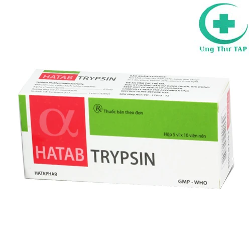 Hatabtrypsin 4.2 mg - Thuốc điều trị phù nề sau chấn thương