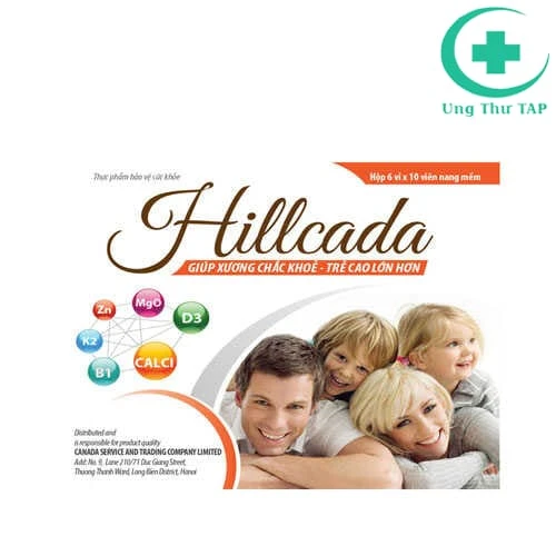Hillcada Santex - Hỗ trợ bổ sung Calci và Vitamin cho cơ thể