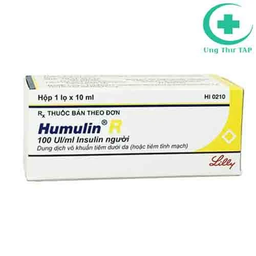 Humulin R Inj 1000UI/10ml - Điều trị đái tháo đường hiệu quả