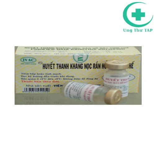 Huyết thanh kháng nọc rắn hổ đất tinh chế (SAV) -  Thuốc trị rắn cắn