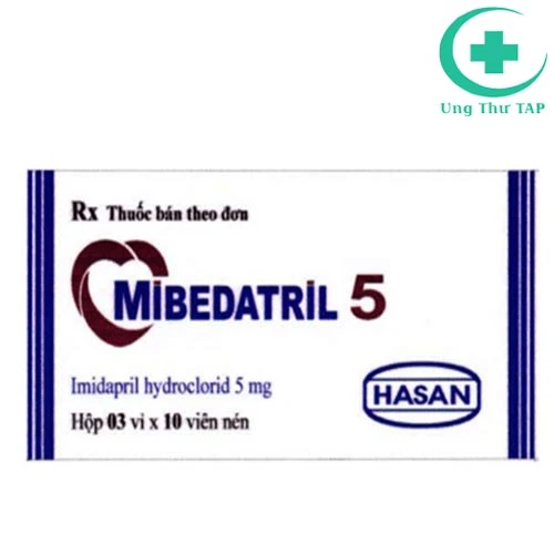 Mibedatril 5 - Thuốc huyết áp của Hasan-Dermapharm
