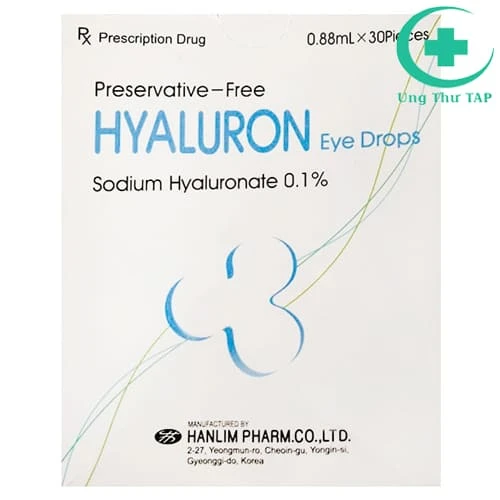 Hyaluron Eye Drops - Thuốc điều trị tổn thương giác mạc và kết mạc