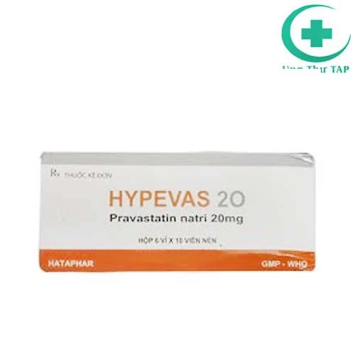 Hypevas 20 - Thuốc giúp giảm nguy cơ nhồi máu cơ tim