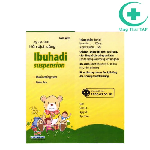 Ibuhadi suspension 100mg - Thuốc chống đau và viêm hiệu quả