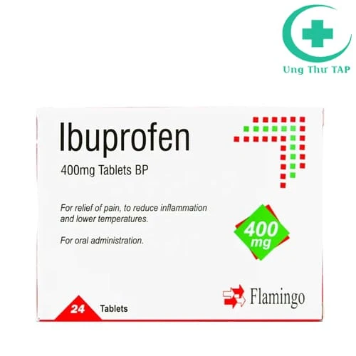 Ibuprofen 400mg Tablets Flamingo - Thuốc giảm đau, hạ sốt