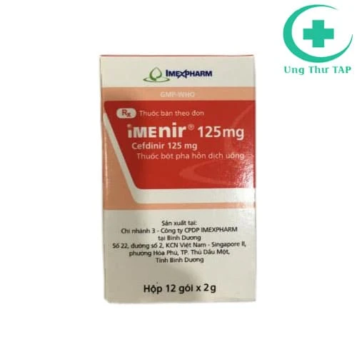 Imenir 125mg - Điều trị nhiễm khuẩn,nhiễm nấm hiệu quả