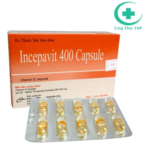 Incepavit 400 Capsule - Thuốc khoáng chất và Vitamin