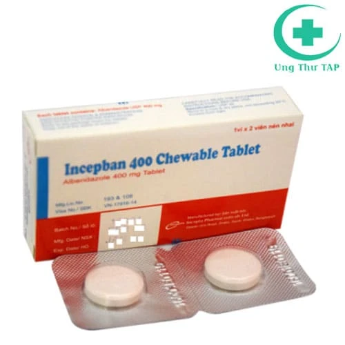 Incepban 400 chewable tablet - Thuốc điều trị nhiễm khuẩn