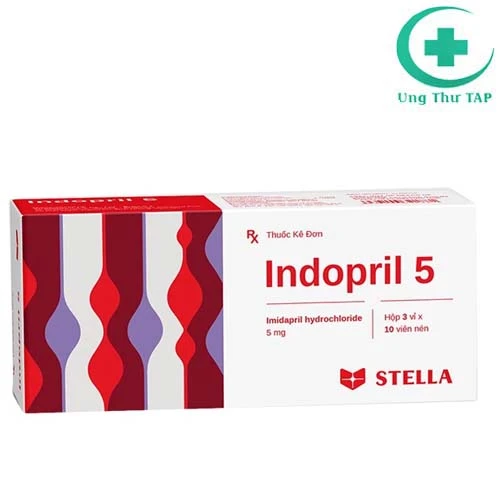 Indopril 5 - Thuốc điều trị tăng huyết áp vô căn ở người lớn