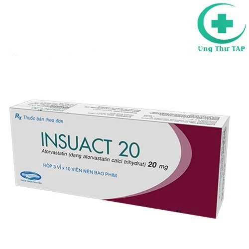 Insuact 20 - Thuốc điều trị tăng cholesterol huyết 